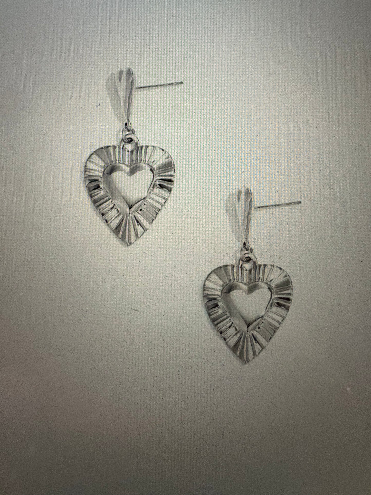 Oorbellen hartjes zilver