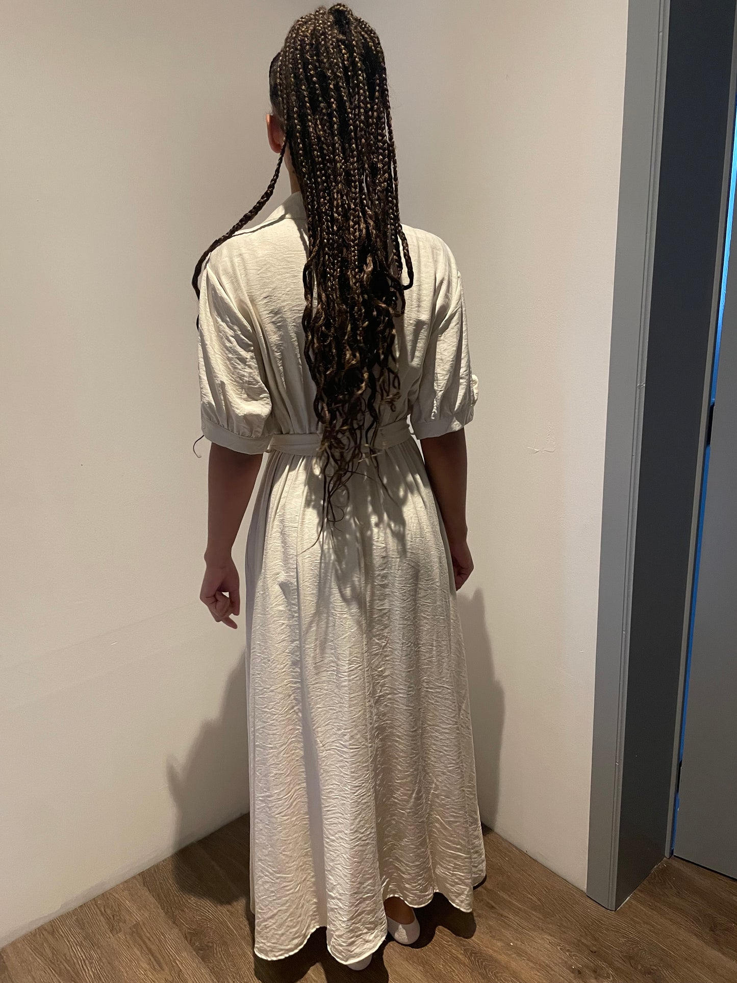 The beige Munah dress