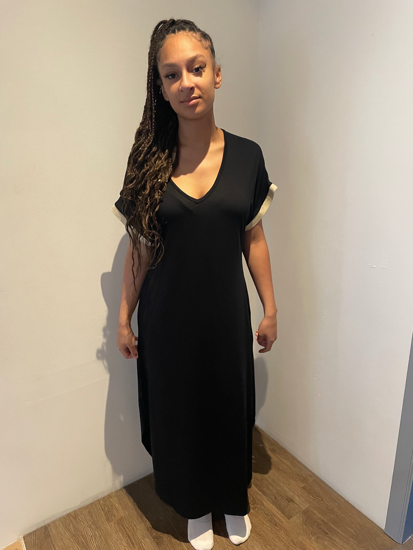 The long black dress