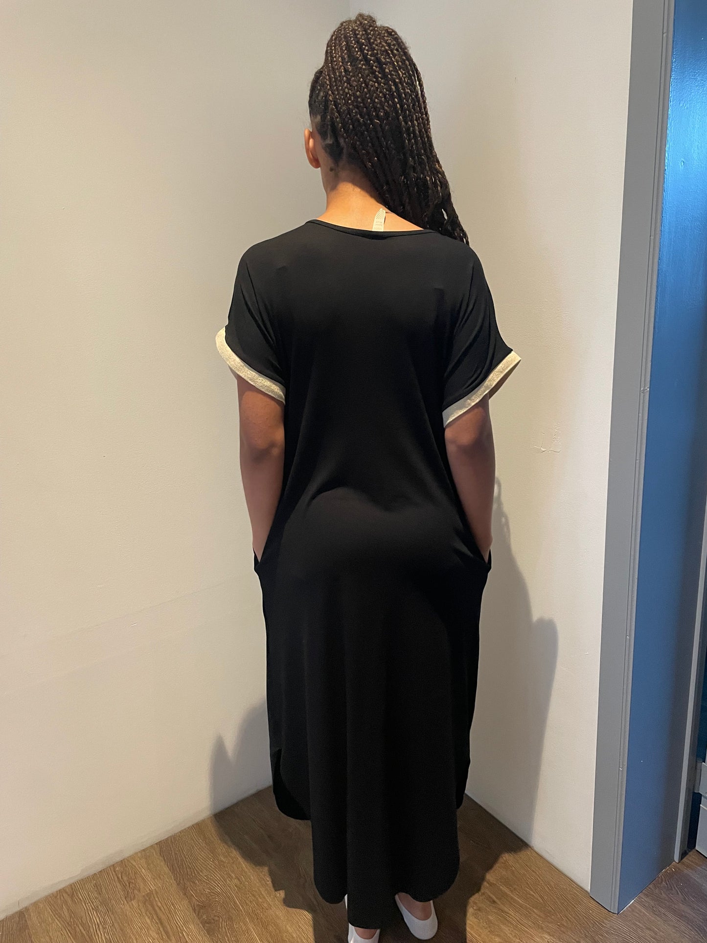 The long black dress