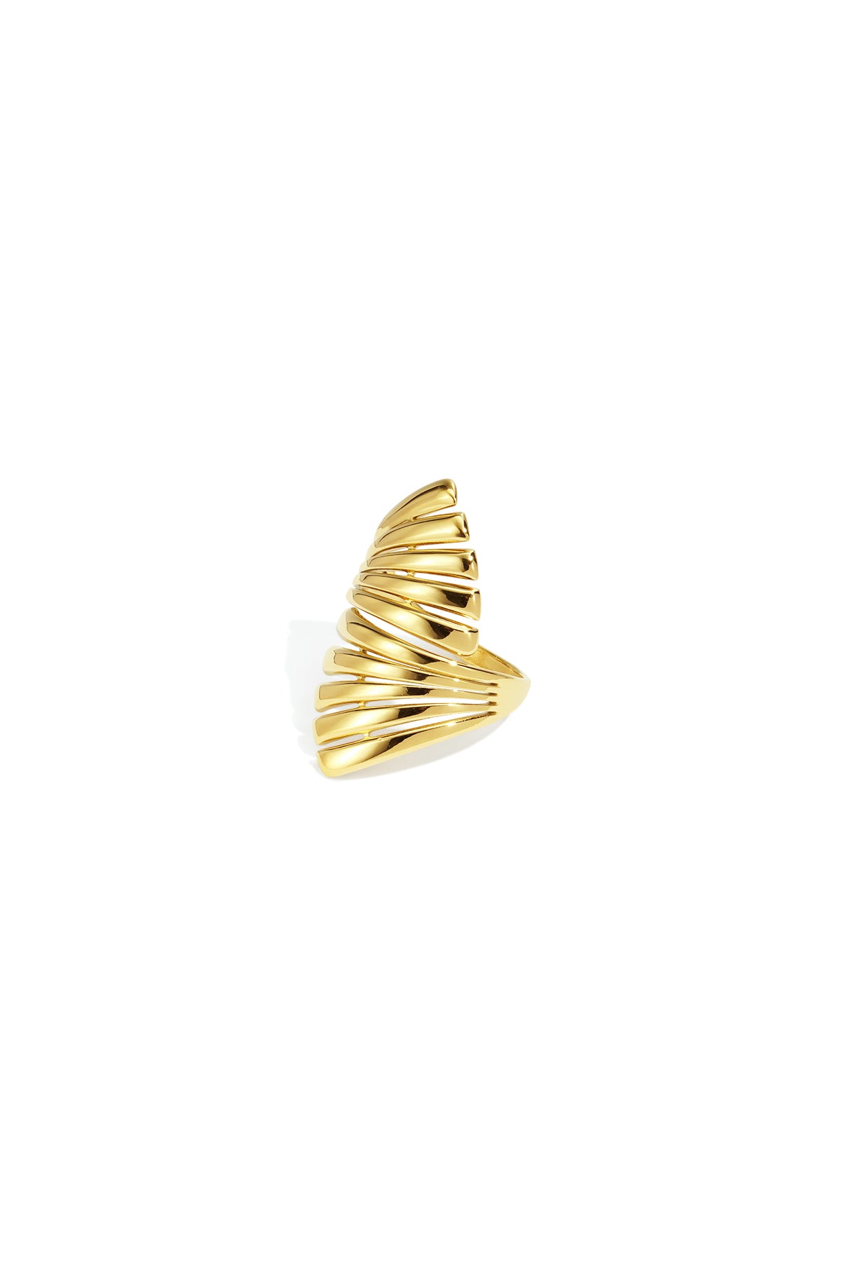 Irregular shape gouden ring