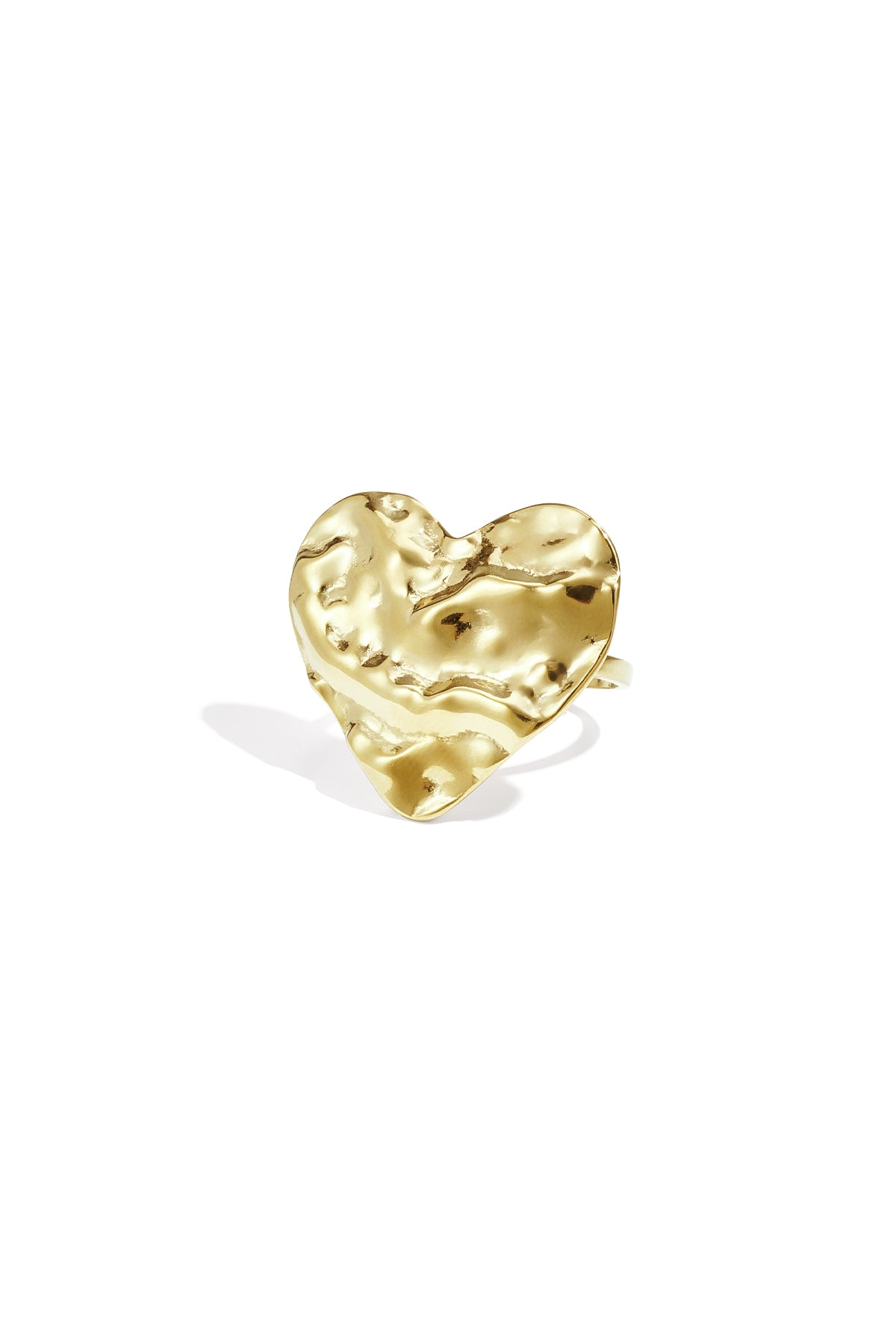 Statement ring hart goud